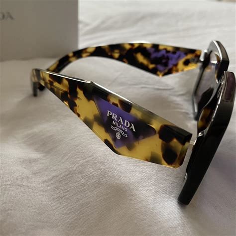 purple prada sunglasses|prada sunglasses purple women.